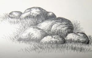 How To Draw Rocks And Stones