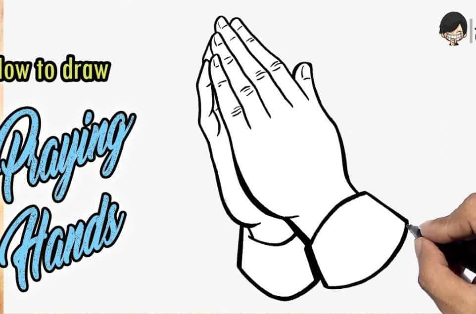 How to Draw Praying Hands Step by Step