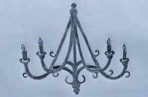 How to Draw a Chandelier
