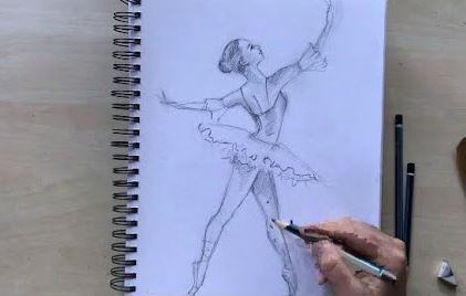 How to draw a realistic Ballerina Step by Step