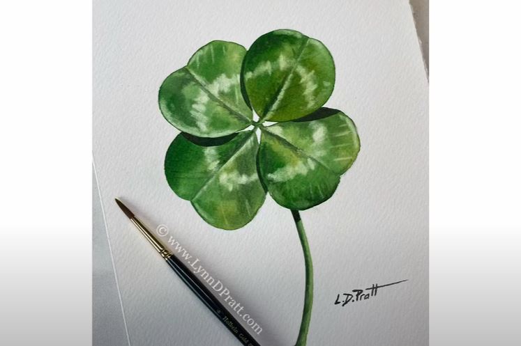 How to Draw A Four-Leaf Clover Step by Step