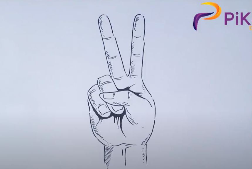 How to Draw A Peace Sign Step by Step