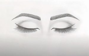 Closed Eyes Drawing