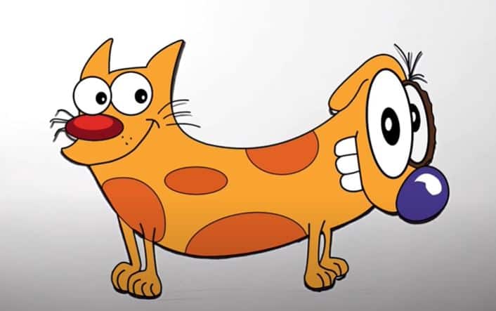 How To Draw Catdog Step by Step