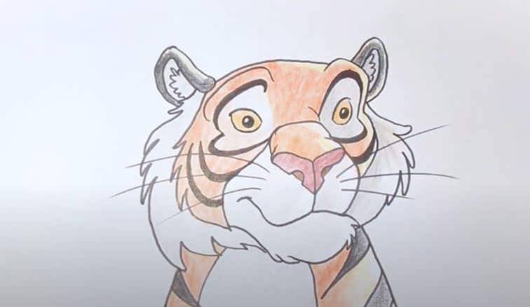 How To Draw Rajah From Aladdin