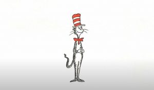 How to Draw Cat In The Hat