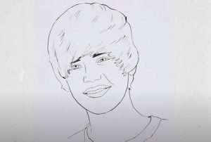 How To Draw Justin Bieber