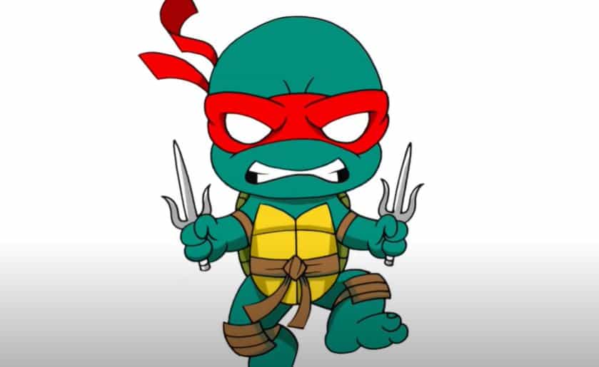 How To Draw Raphael from Ninja Turtles