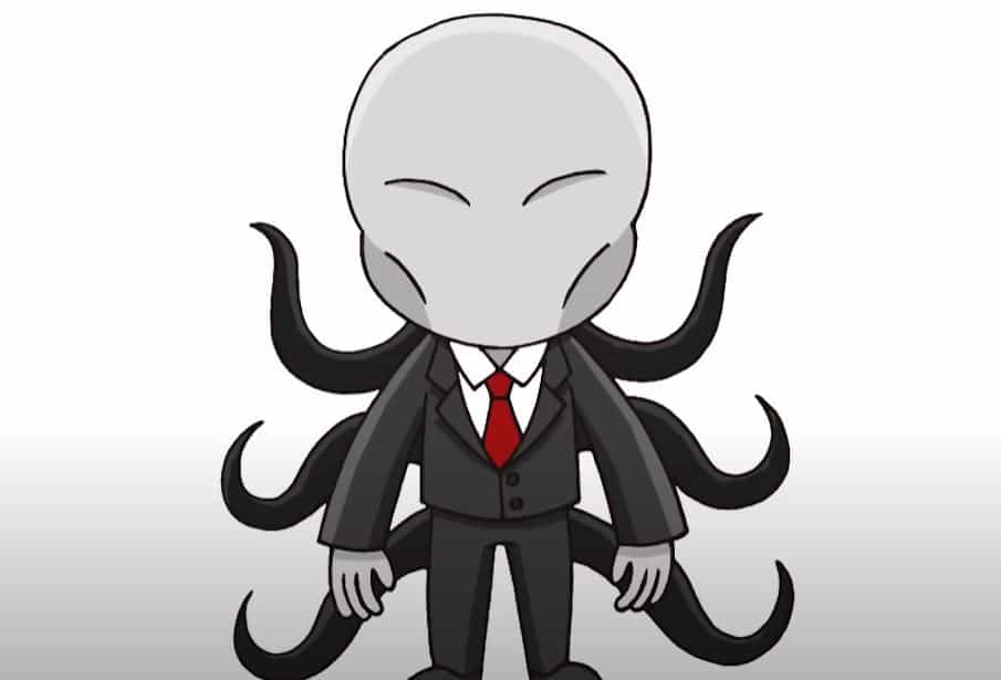 How To Draw Slenderman Step by Step