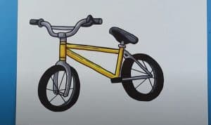 How to Draw A Cartoon Bike