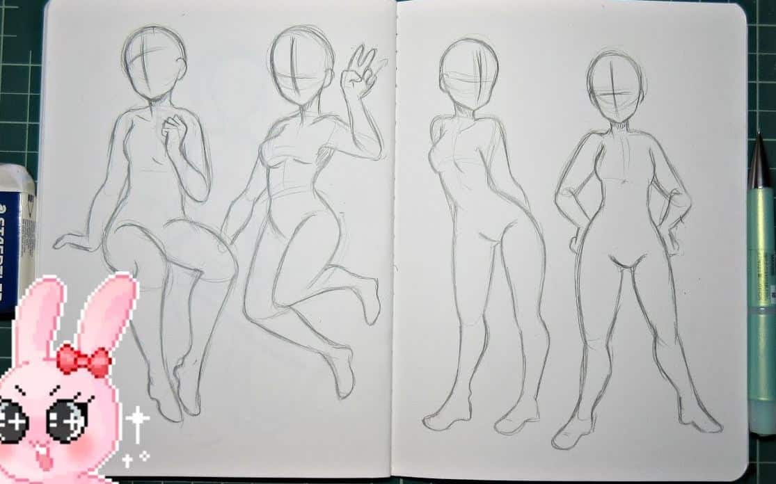 How to Draw Poses Step By Step