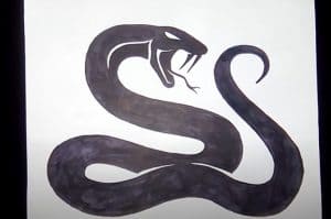 How To Draw A Black Mamba
