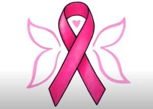 How To Draw A Cancer Ribbon