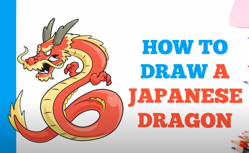 How To Draw A Japanese Dragon Step by Step