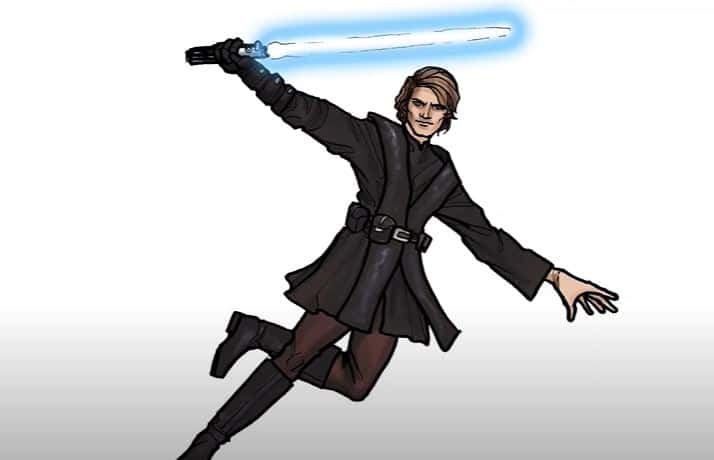 How To Draw Anakin Skywalker Step by Step