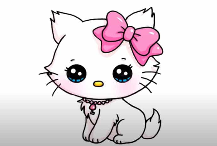 How To Draw Charmmy Kitty Step by Step