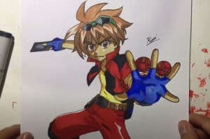 How To Draw Dan From Bakugan