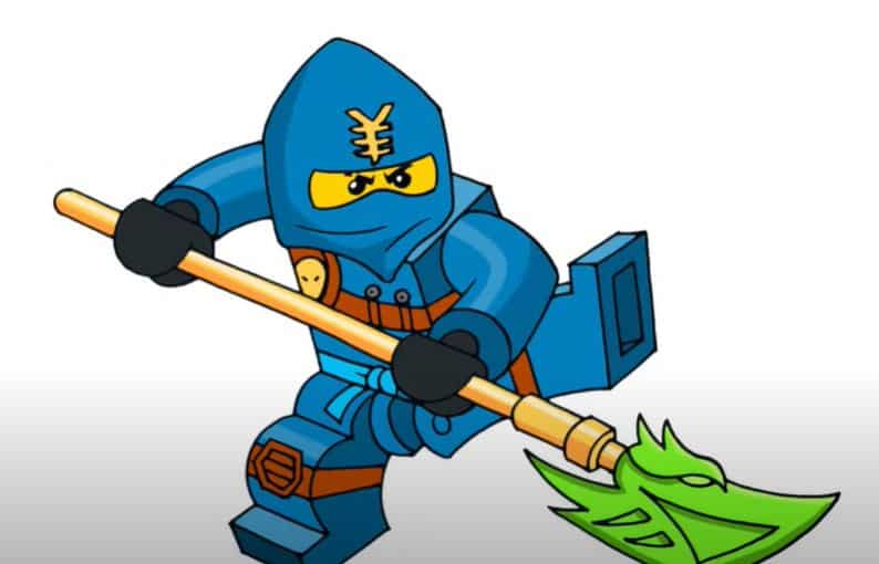 How To Draw Jay from Ninjago Step by Step
