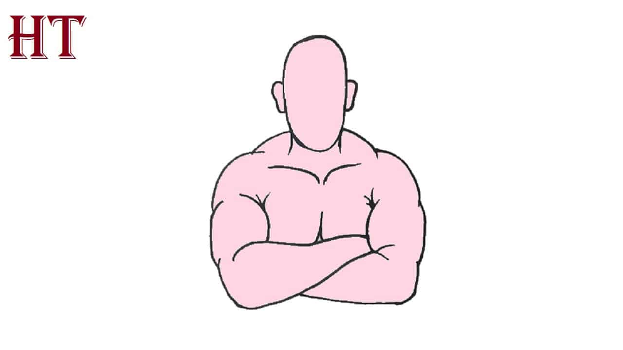 How to Draw Crossed Arms Step by Step