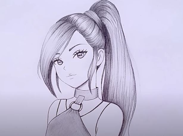 Cute Girl Drawing with Pencil || How to draw a Beautiful Girl