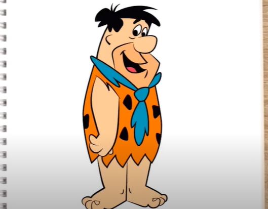How To Draw Fred Flintstone Step by Step