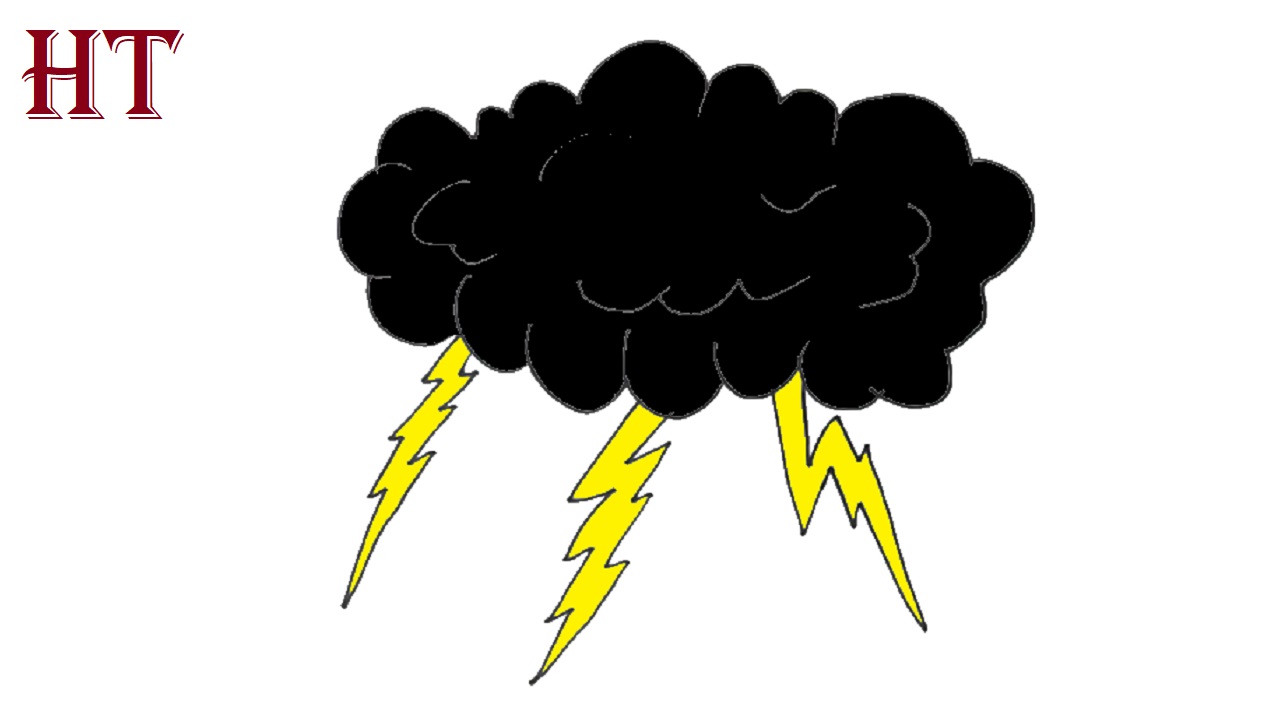 How To Draw Lightning Step by Step