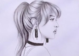 How To Draw a Beautiful Girl from the Side