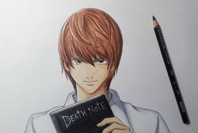 How to Draw Light Yagami from Death Note