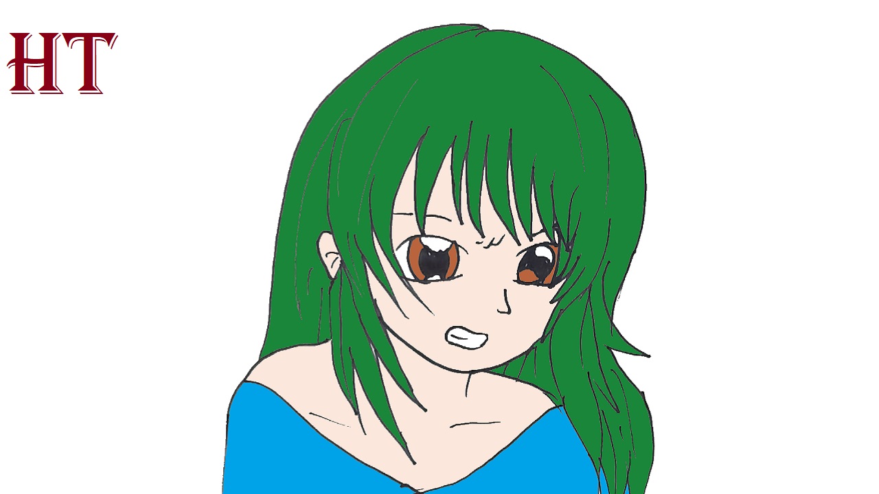 How to Draw an Angry Anime Girl Step by Step