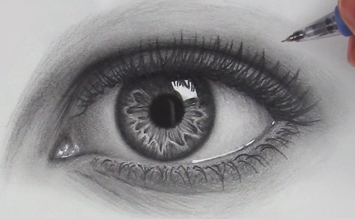 How to Shade an Eyeball Step by Step || Realistic Eye Drawing