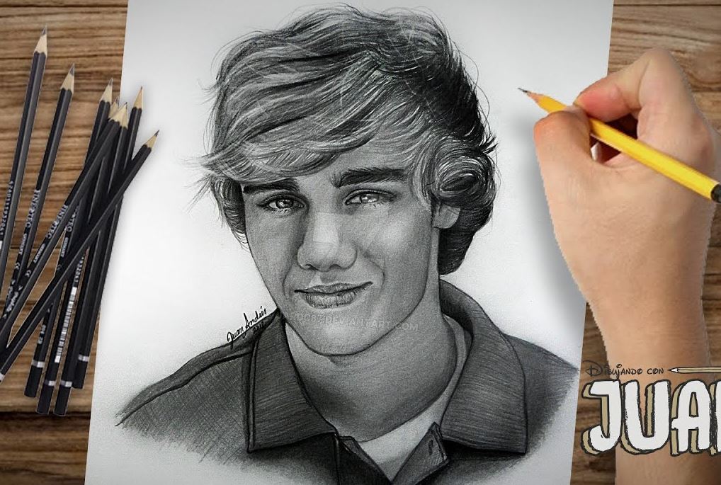 How to draw LIAM PAYNE from ONE DIRECTION Step by Step