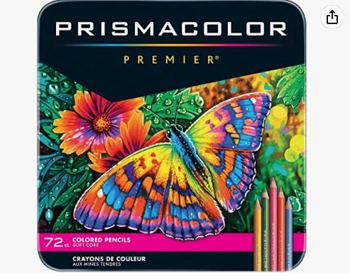 Prismacolor Premier Colored Pencils | Art Supplies for Drawing, Sketching, Adult Coloring | Soft Core Color Pencils, 72 Pack