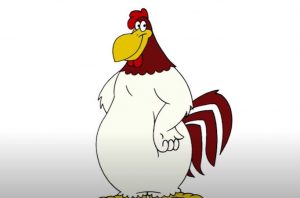 How to Draw Foghorn Leghorn from Looney Tunes
