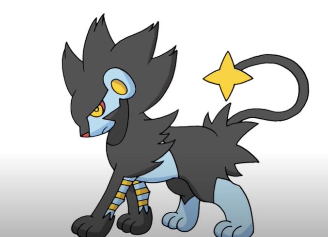 How to Draw Luxray from Pokemon