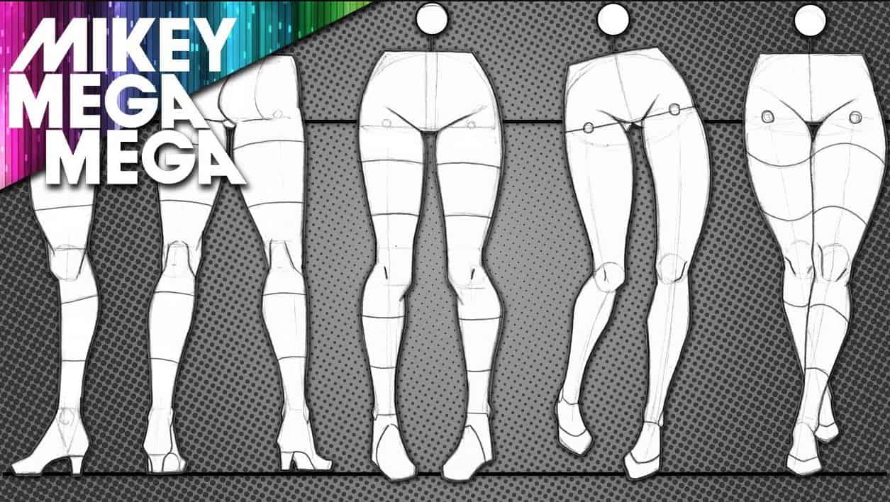 How to draw Legs || Anime legs Drawing