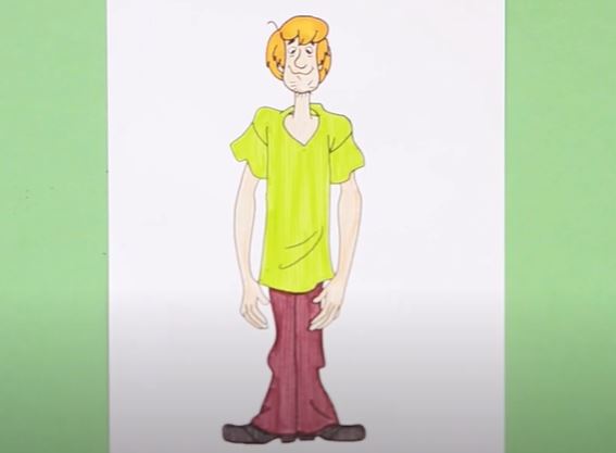 How to draw Shaggy from Scooby Doo