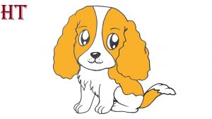 how to draw a cocker spaniel