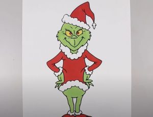 Grinch Drawing