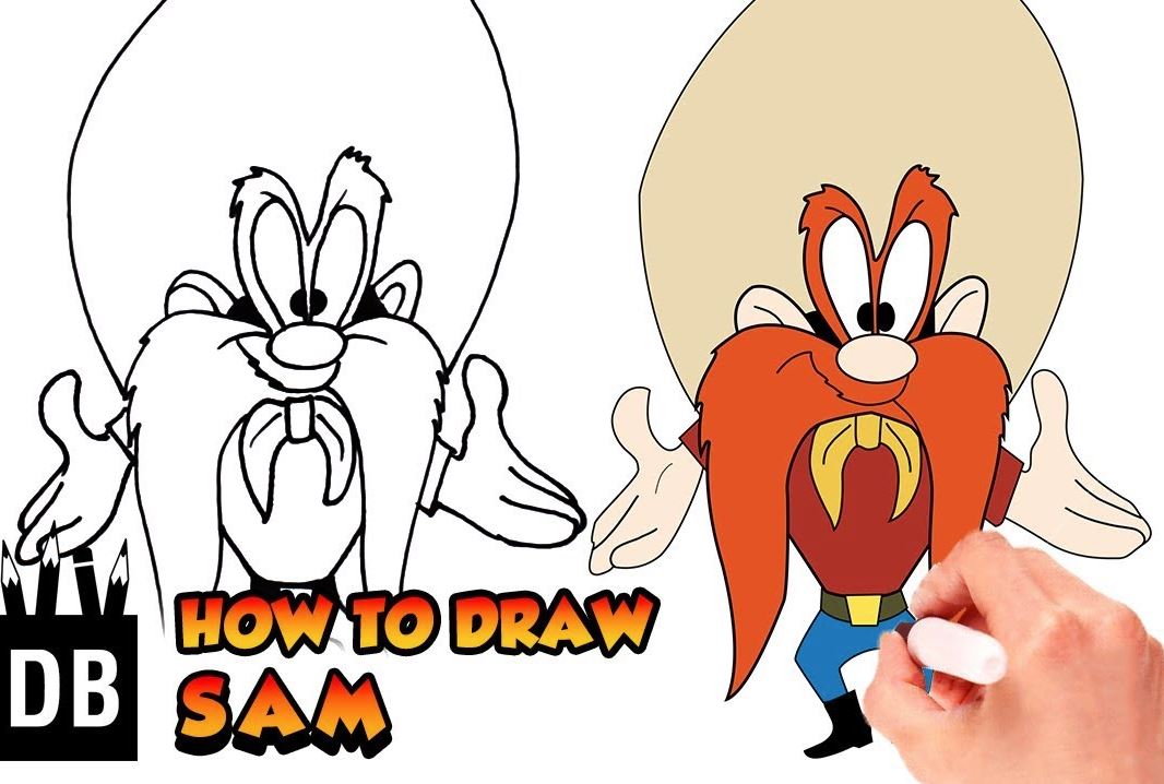 How To Draw Yosemite Sam Step by Step
