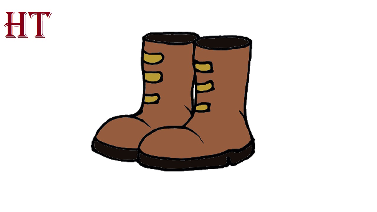 How to draw Boots easy Step by Step