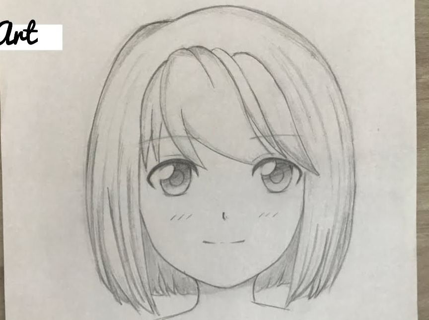 Easy anime girl Drawing so cute Step by Step