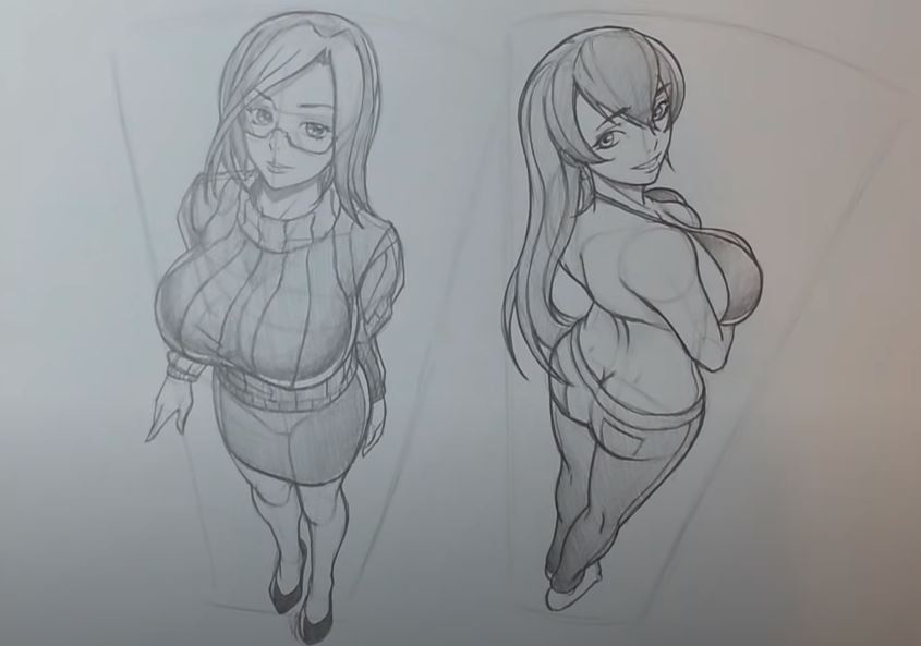 How to Draw Anime Body Female || FEMALE ANIME MANGA Drawing