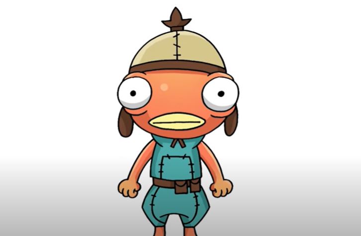 How to Draw Fishstick From Fortnite