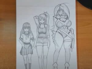 How to Draw a Anime Girl full Body