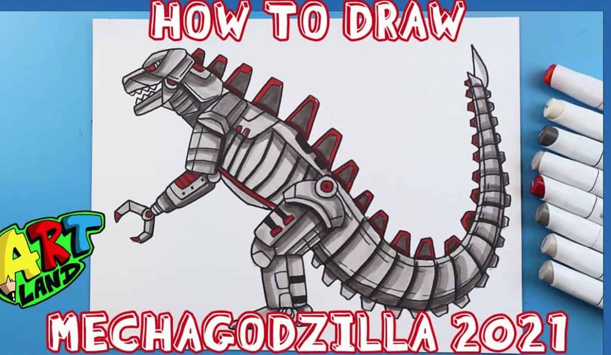 How to Draw Mechagodzilla Step by Step