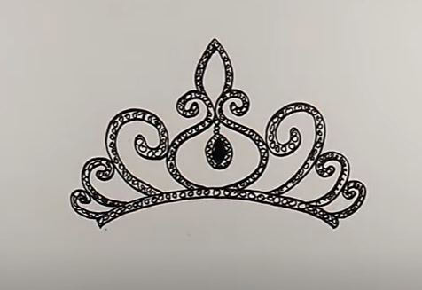How to Draw a Queen Crown Step by Step