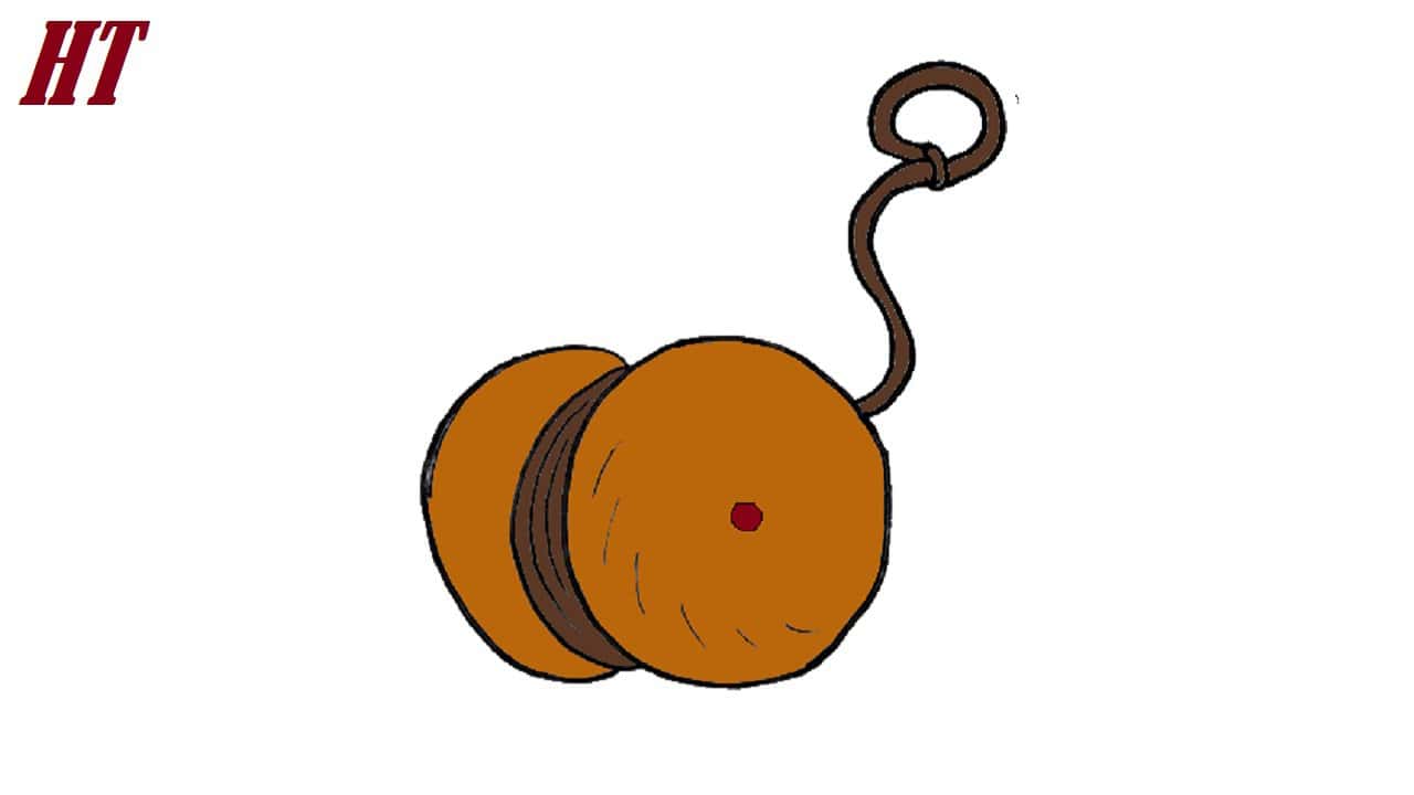 How to draw a Yo yo Step by Step