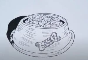 How to Draw a Dog Bowl
