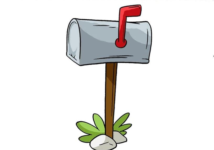 How to Draw a Mailbox Step by Step