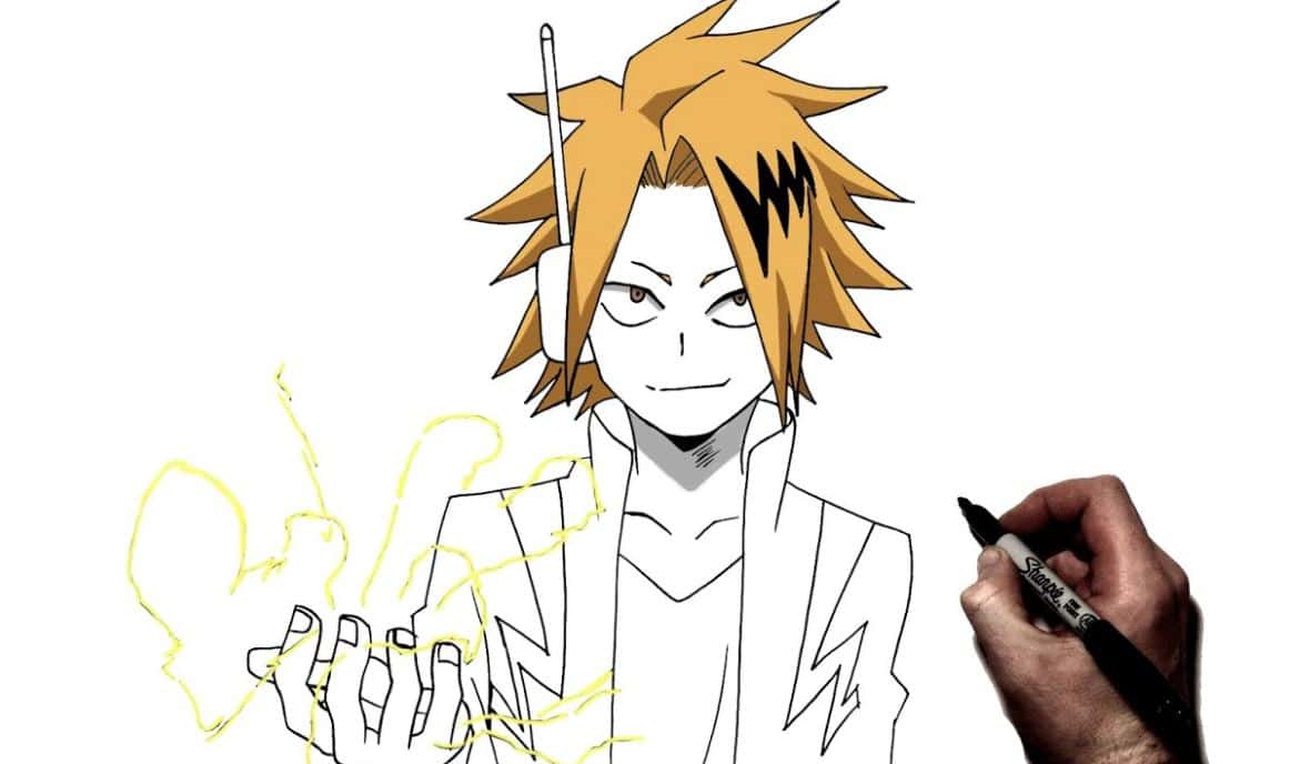 How to Draw Denki Kaminari Step by Step